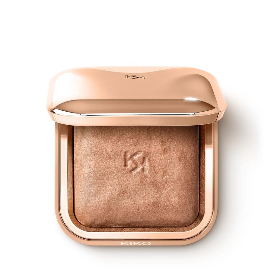 KIKO Milano Bronzers & Contouring | Silky Glow Baked Bronzer 01 Warm Sienna