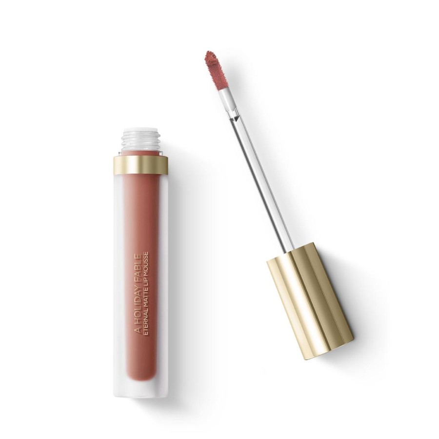 KIKO Milano Lipstick | A Holiday Fable Eternal Matte Lip Mousse 01 Hot Cappuccino