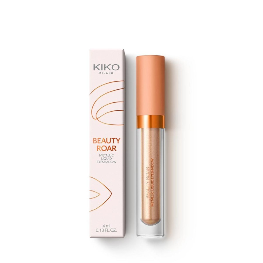 KIKO Milano Eyeliner | Beauty Roar Metallic Liquid Eyeshadow 02 Melt Gold