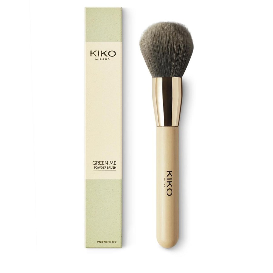 KIKO Milano Face Brushes | Green Me Powder Brush