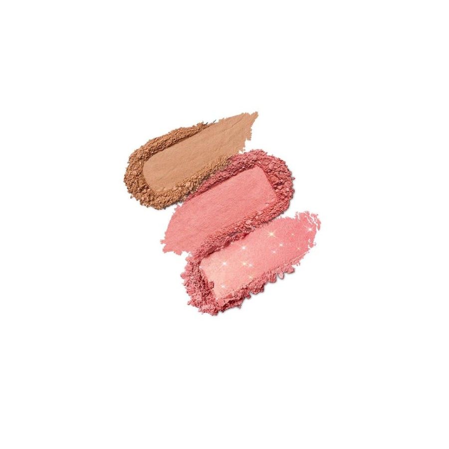 KIKO Milano Face Palettes | Multi Finish Trio Blush & Bronzer Palette 01 - Coral