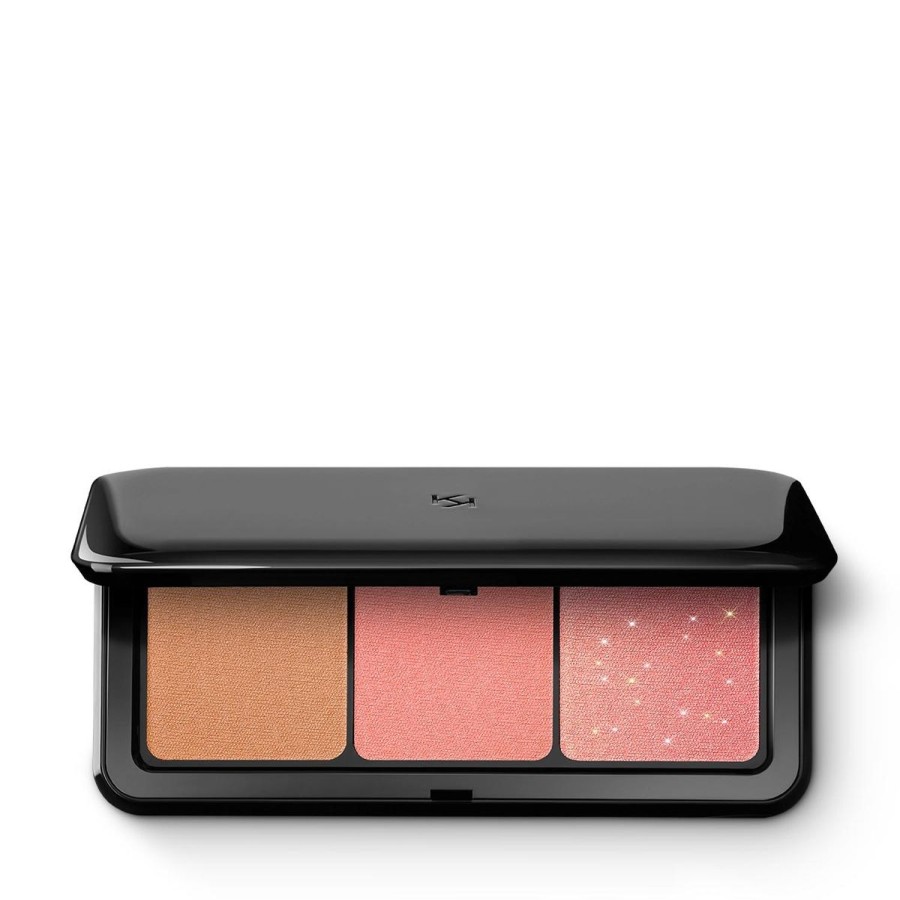 KIKO Milano Face Palettes | Multi Finish Trio Blush & Bronzer Palette 01 - Coral