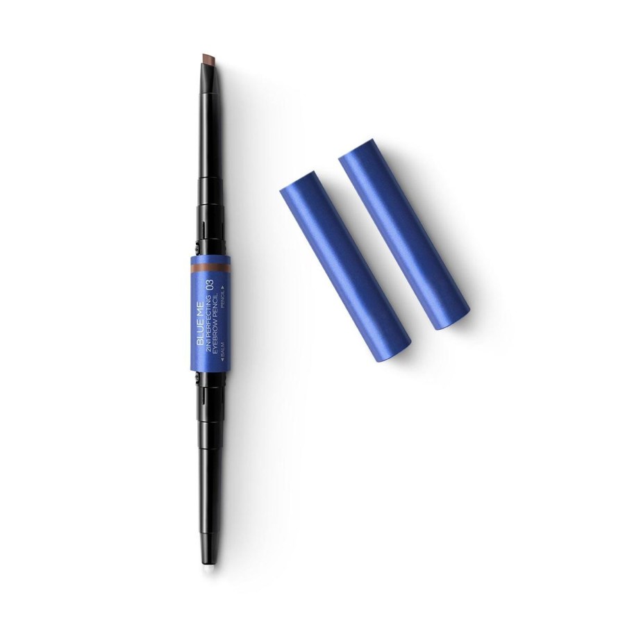 KIKO Milano Eyebrows | Blue Me 2-In-1 Perfecting Eyebrow Pencil 03 Medium-Brown