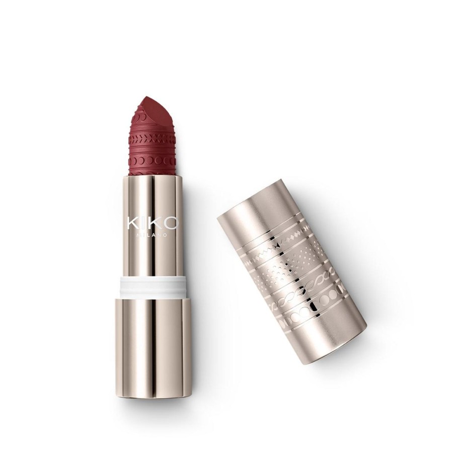 KIKO Milano Lipstick | Festival Glow No Transfer Matte Lipstick 08 Burgundy Haze