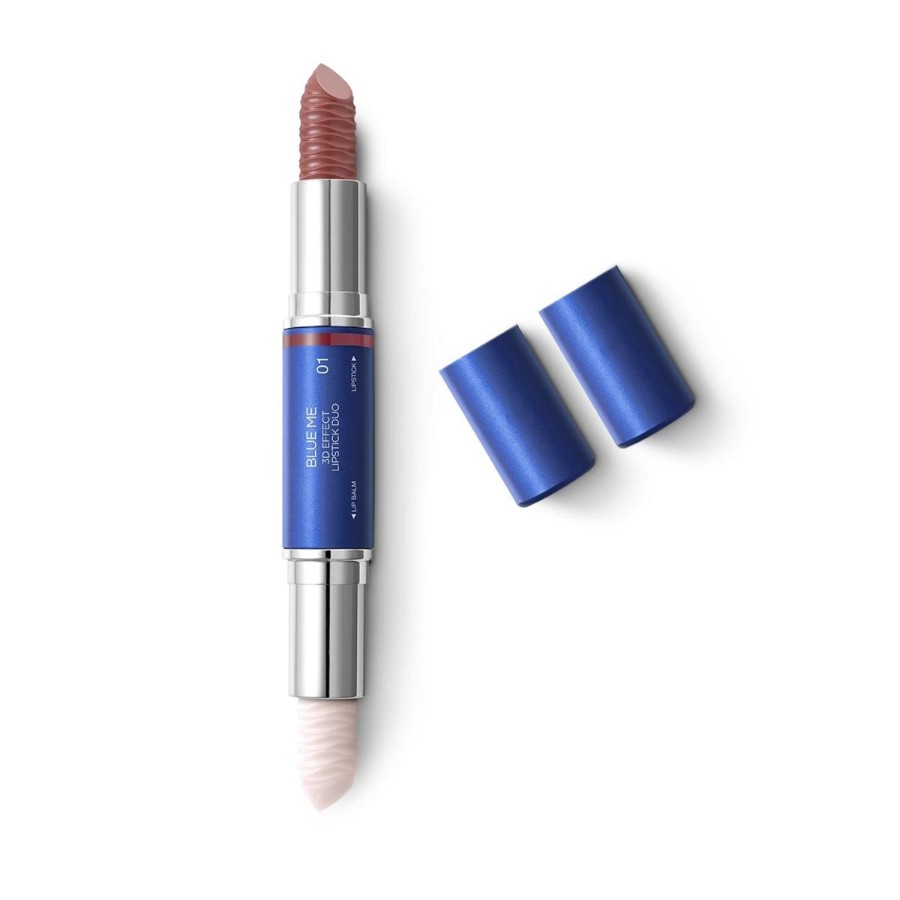 KIKO Milano Lipstick | Blue Me 3D Effect Lipstick Duo 01 Rosy Nude