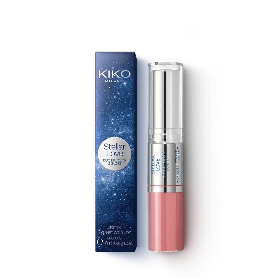 KIKO Milano Lip Gloss | Stellar Love Duo Lip Color & Gloss 01 Lip Conspiracy