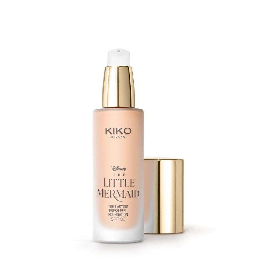 KIKO Milano Foundation | Disney - The Little Mermaid 10H Lasting Fresh Feel Foundation Spf 30 01 Light Neutral