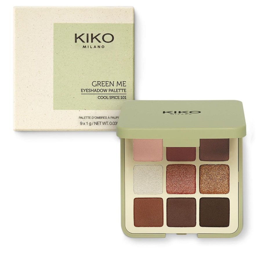 KIKO Milano Eye Palettes | Green Me Eyeshadow Palette 101 Cool Spice