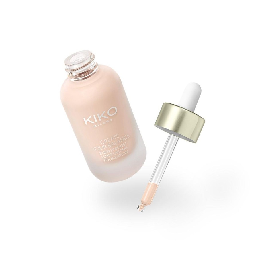 KIKO Milano Foundation | Create Your Balance Energy Boost Long Lasting Foundation 01 Ivory